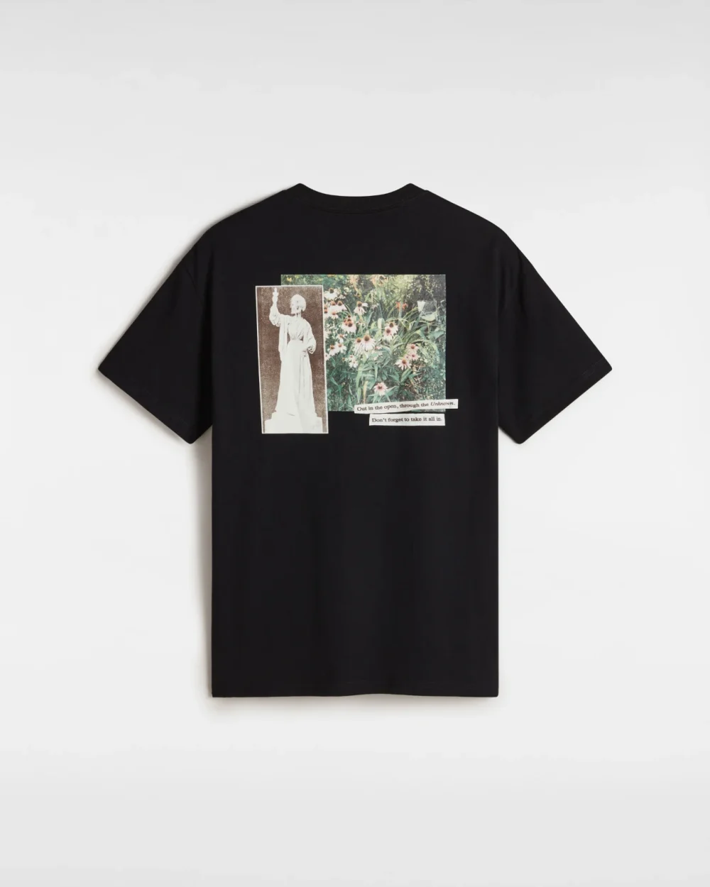 VANS - טי שירט Garden Oversized – V00MCGBLK – black – 1