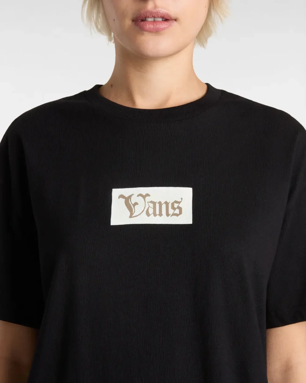 VANS - טי שירט Garden Oversized – V00MCGBLK – black – 5