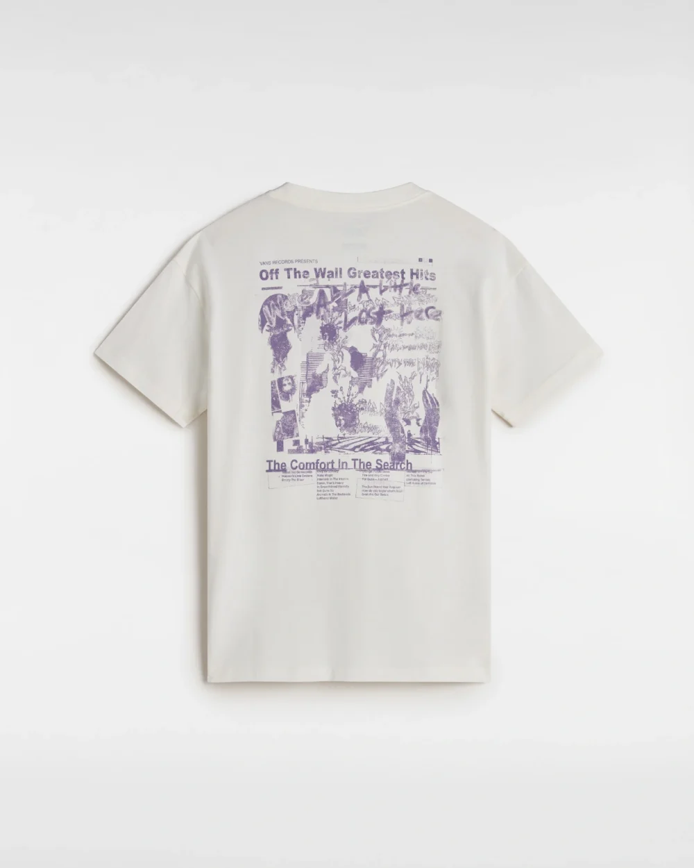 VANS - טי שירט Firemade Oversized – V00MCKFS8 – marshmallow – 1