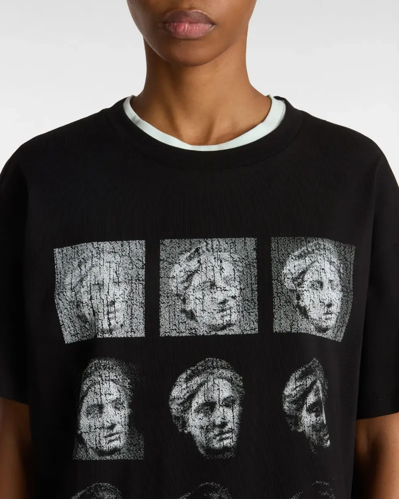 VANS - טי שירט Decay Oversized – V00MCRBLK – black – 5