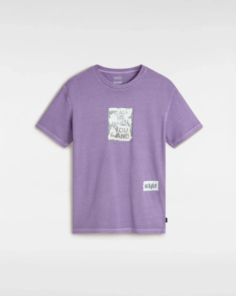 VANS - טי שירט Missed Flights Oversized – V00MCV6PH – purple-haze – 1