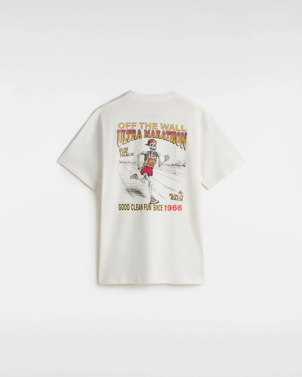 VANS - טי שירט נוער Marathon – V00MK7FS8 – marshmallow – 1