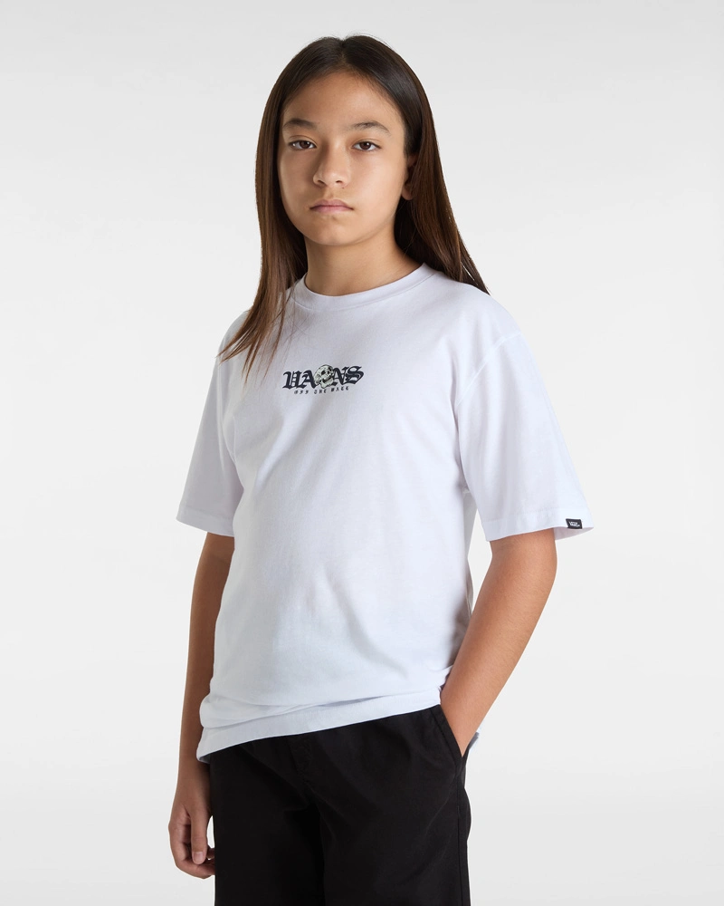 VANS - טי שירט נוער Shattered – V00MKJWHT – white – 2