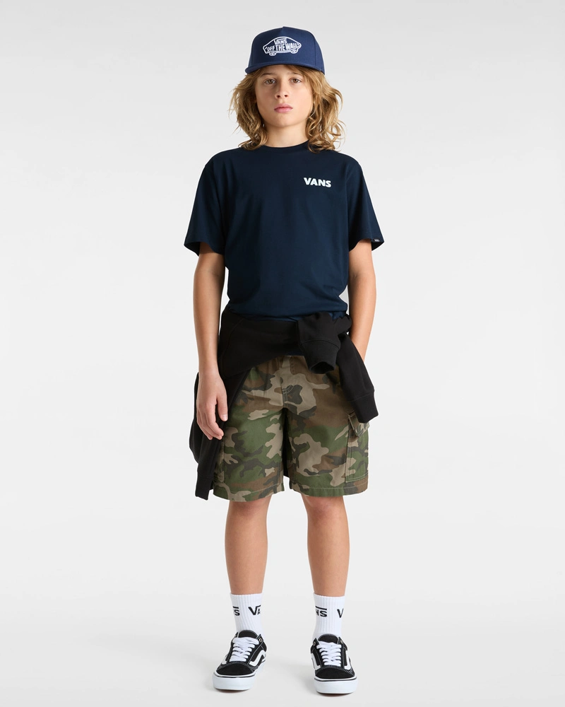 VANS - טי שירט נוער Headwaves – V00MM4NVY – navy – 4