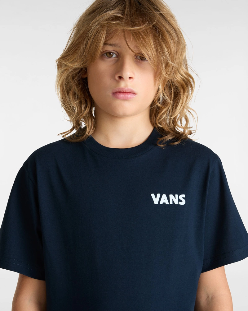 VANS - טי שירט נוער Headwaves – V00MM4NVY – navy – 5