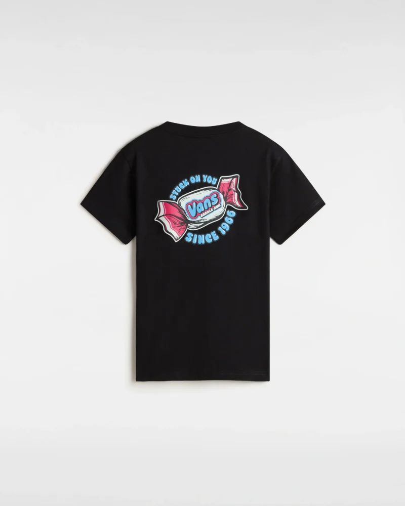 VANS - טי שירט ילדים Stuck On You – V00MMKBLK – black – 1