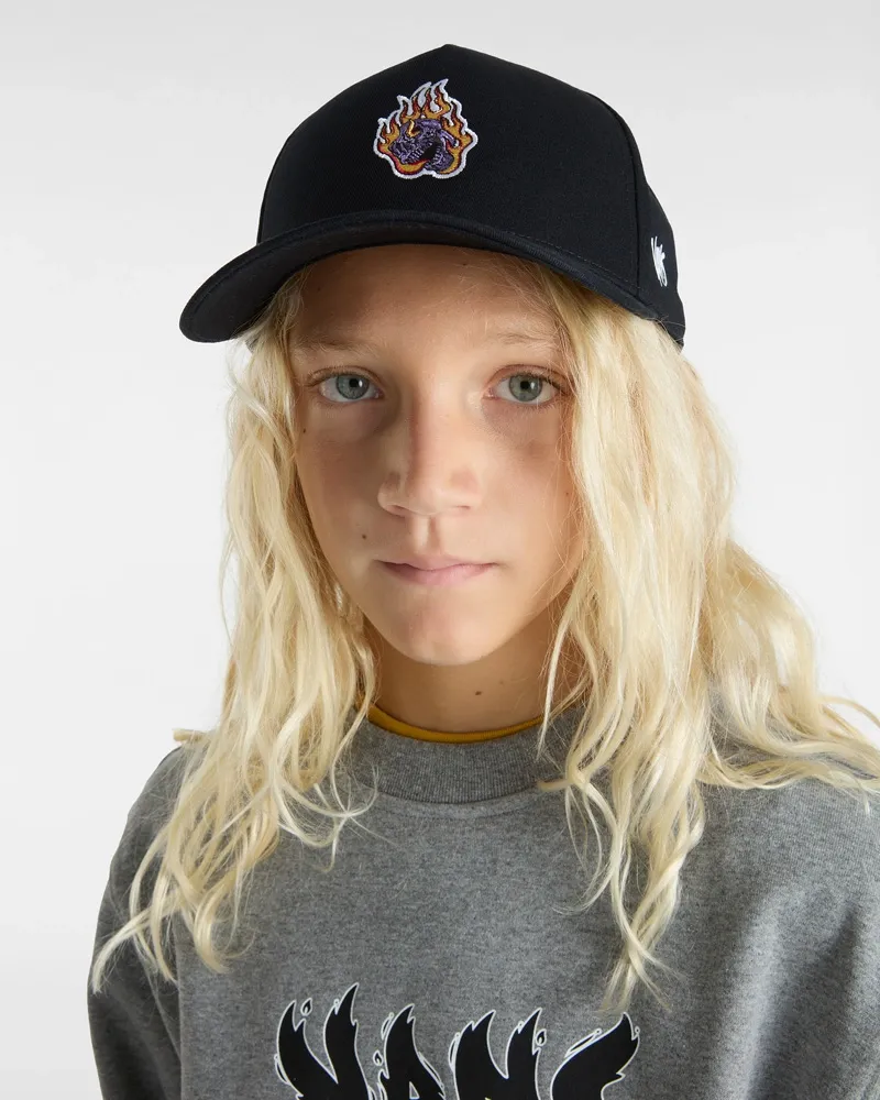 VANS - כובע נוער Cypress Strapback – V00MNBBLK – black – 3