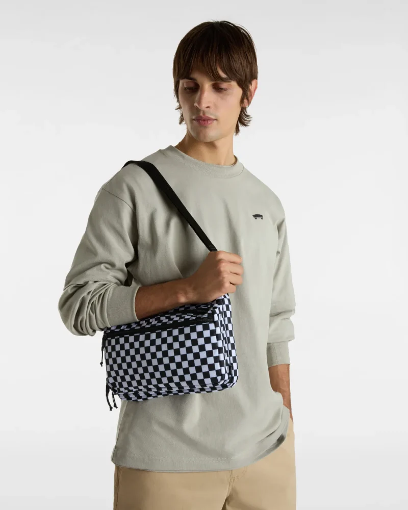 VANS - תיק צד Bail Crossbody – V00MP4Y28 – black-white – 3