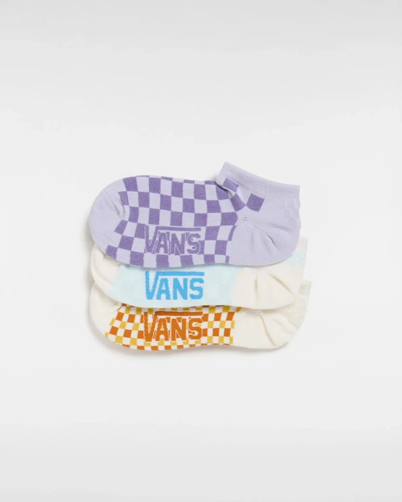 VANS - מארז 3 גרביים Vans Check Kick Canoodle – V00ND16PH – purple-haze – 1