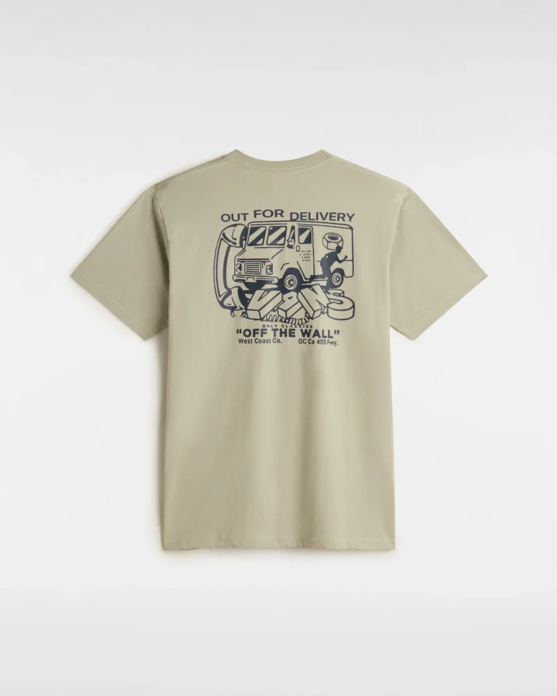 VANS - טי שירט Next Time – V00NHPZUJ – london-fog – 1