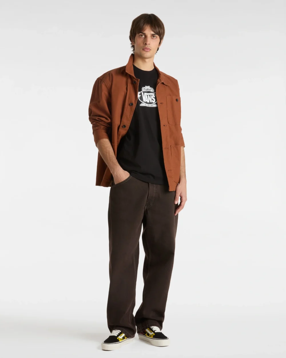 VANS - טי שירט Vans Creeper – V00NHTBLK – black – 4