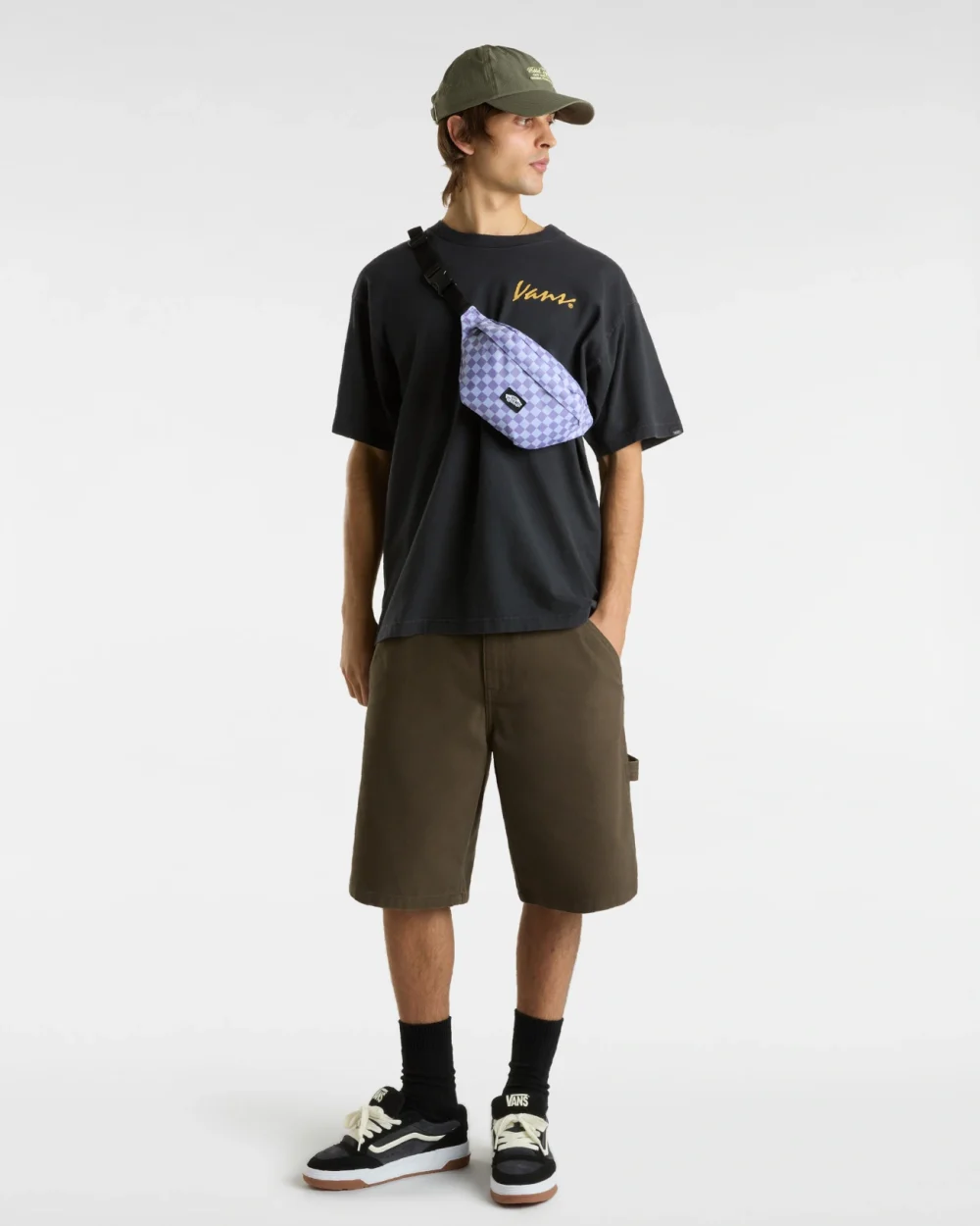 VANS - טי שירט Baked In Loose 66 – V00NTSBLK – black – 4