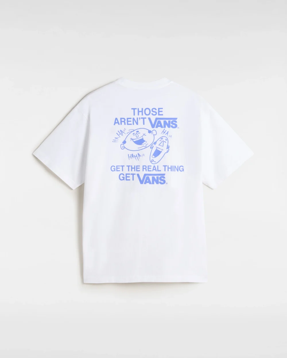 VANS - טי שירט Chuckling Duo Loose – V00NU0WHT – white – 1