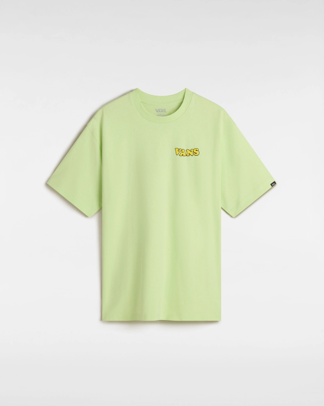 VANS - טי שירט Skull La Shaka – V00NWGCLH – shadow-lime – 1