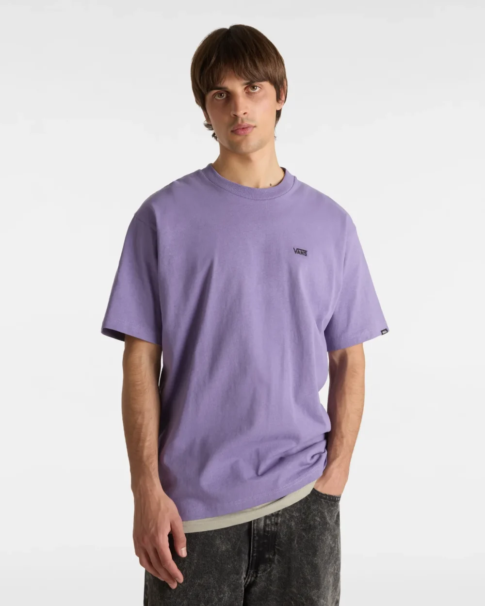 VANS - טי שירט Left Chest II Loose – V00P1P6PH – purple-haze – 2