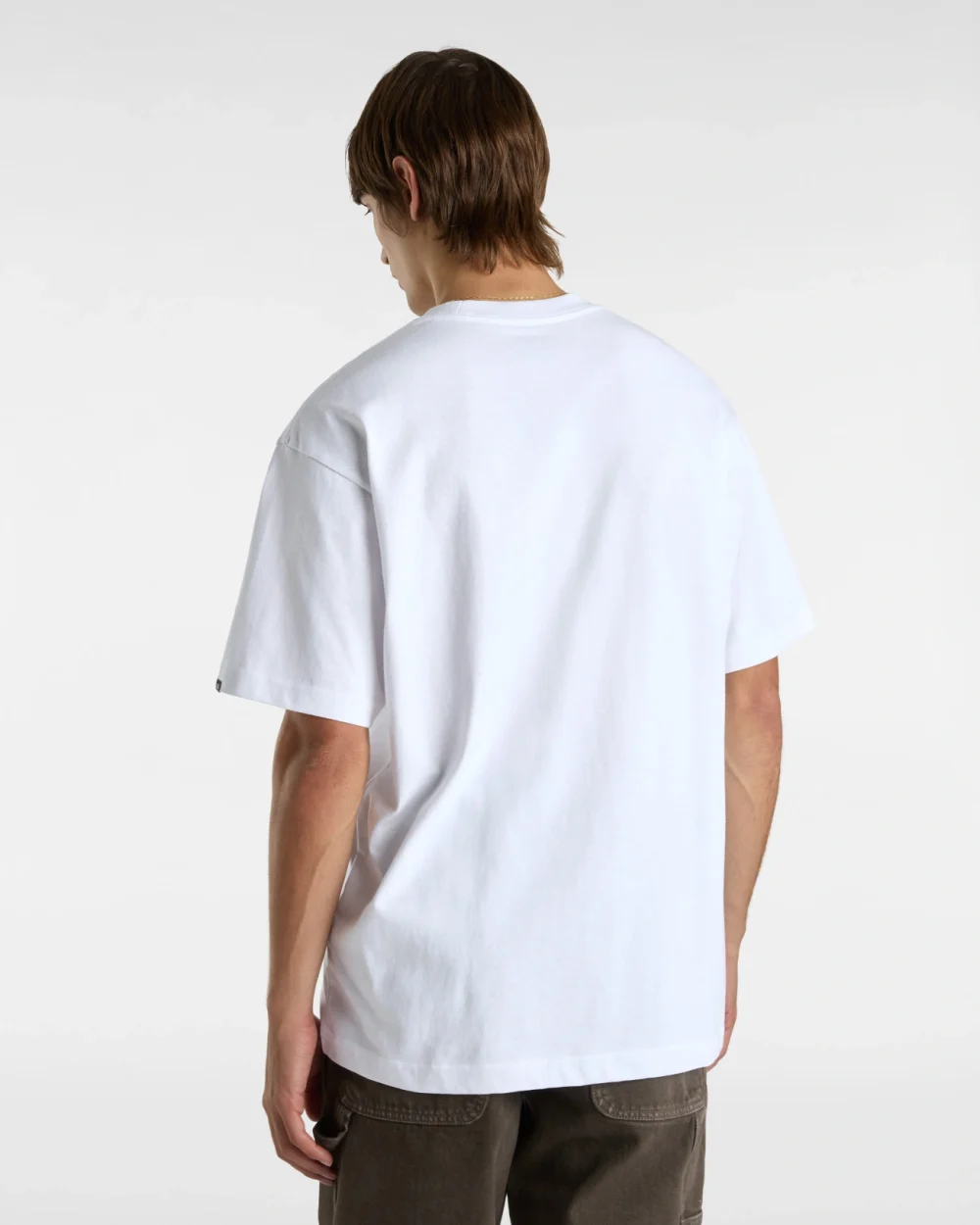 VANS - טי שירט Left Chest II Loose – V00P1PWHT – white – 3