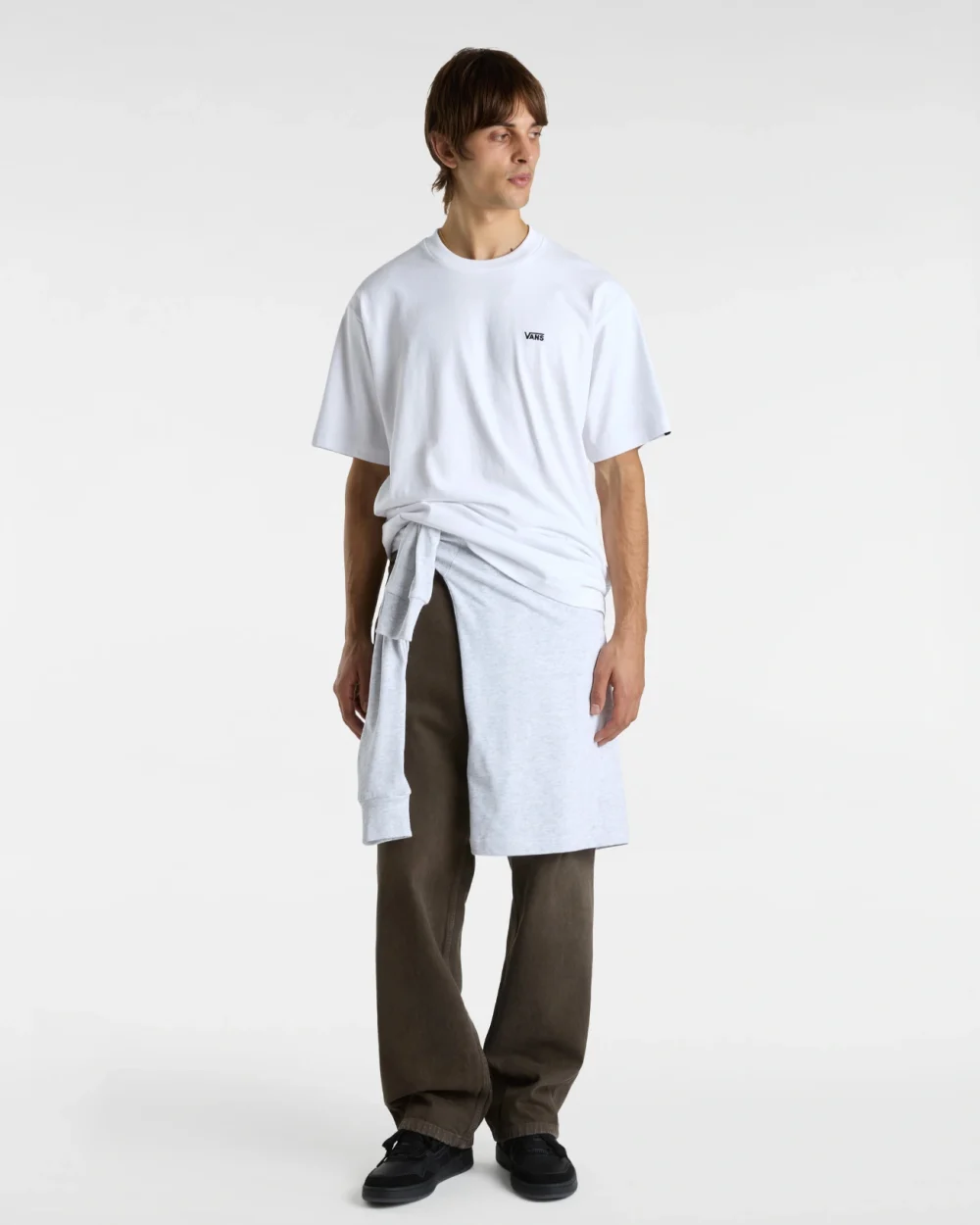 VANS - טי שירט Left Chest II Loose – V00P1PWHT – white – 4