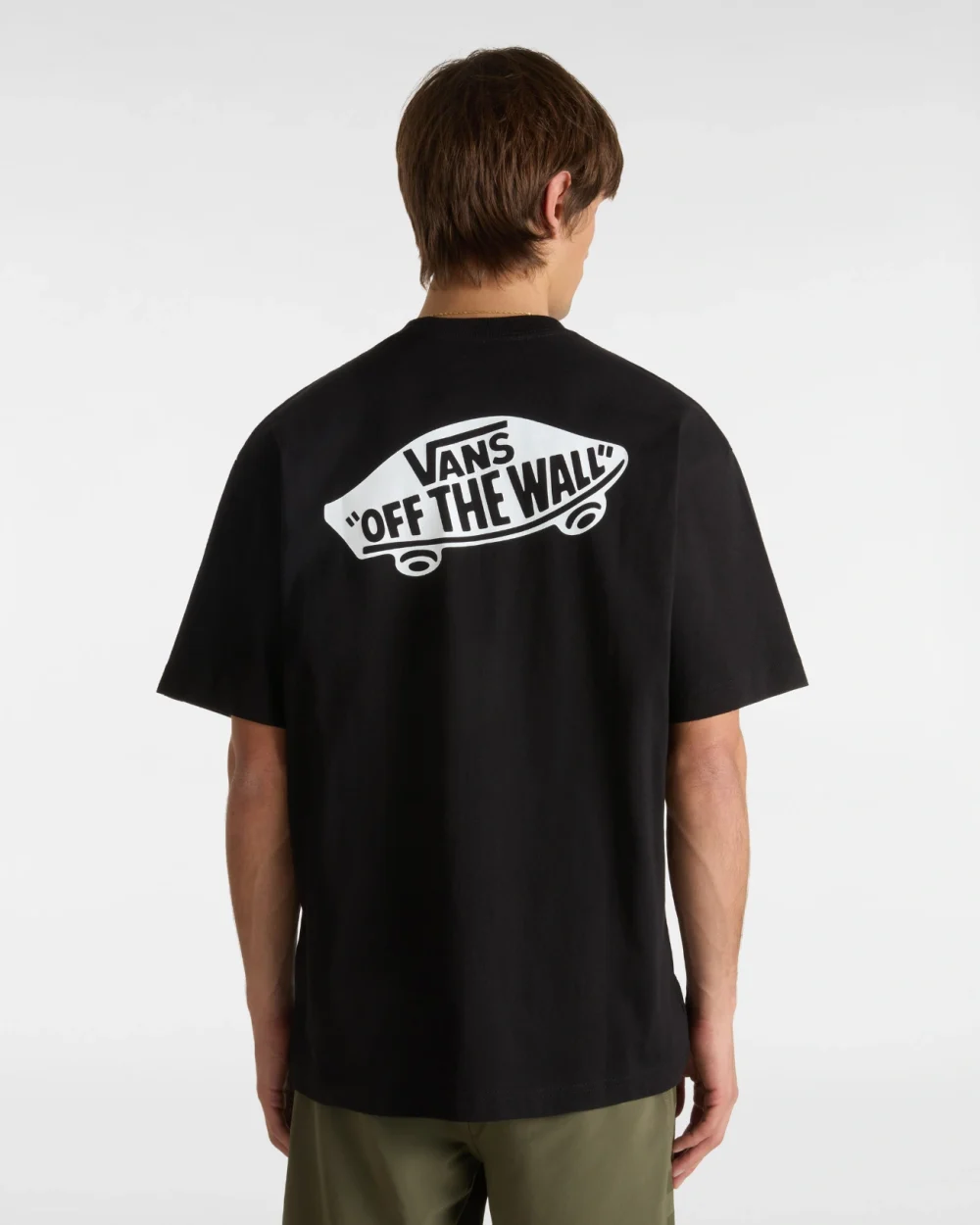 VANS - טי שירט Style 76 Ii Loose – V00P50Y28 – black-white – 3