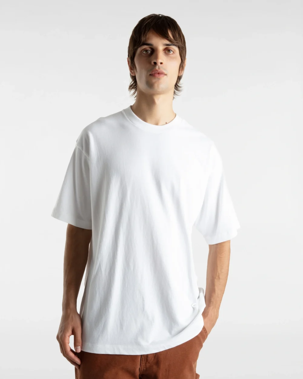 VANS - טי שירט Original Standards – V00P54WHT – white – 2