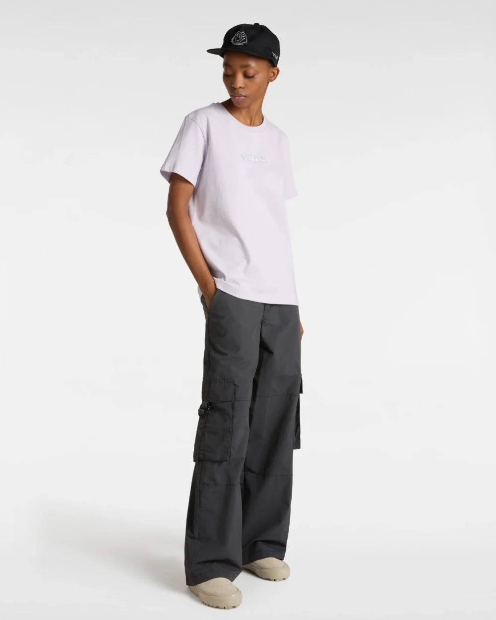 VANS - טי שירט Essential Bff – V00P5UUUI – evening-haze – 4