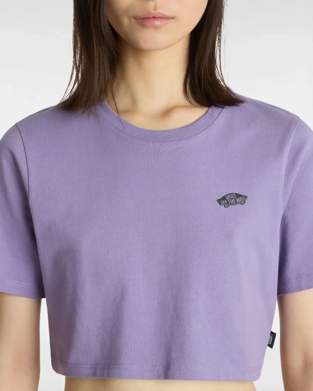 VANS - טי שירט W Style 76 Ii Crew Crop – V00P5V6PH – purple-haze – 5