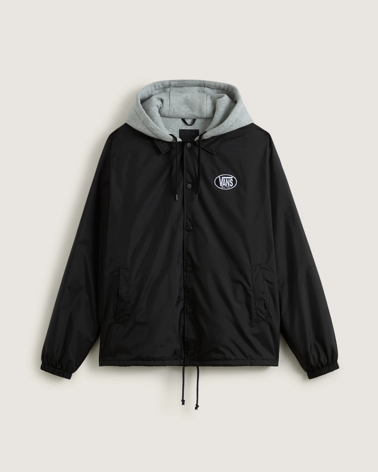 VANS - ג'קט Riley Hooded Coaches – V00P75BLK – black – 1