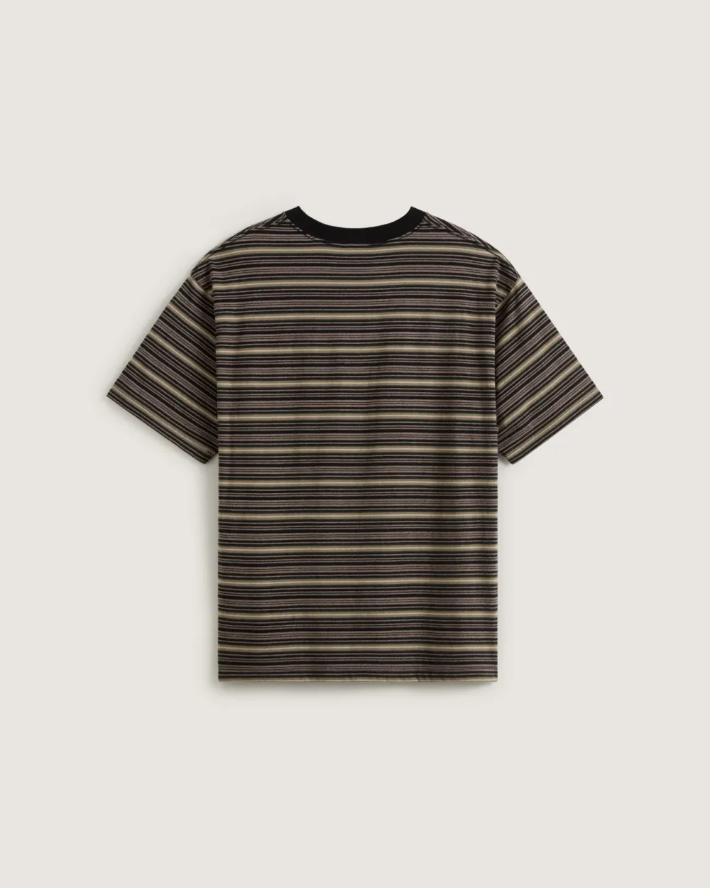 VANS - טי שירט Cameron Stripe Knit – V00P8M1NU – walnut – 1