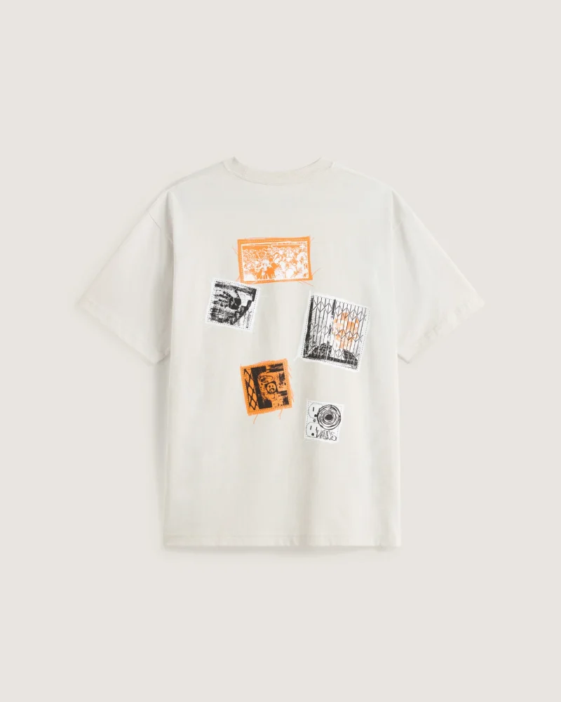 VANS - טי שירט Punk Patch – V00PB9EN9 – taupe-mist – 1