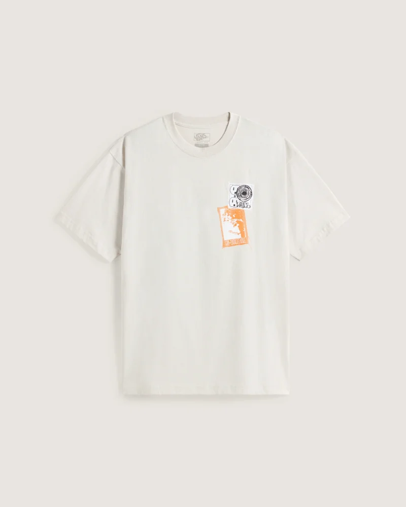 VANS - טי שירט Punk Patch – V00PB9EN9 – taupe-mist – 1