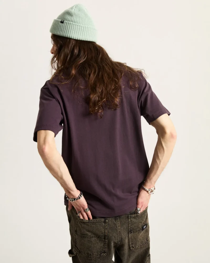 VANS - טי שירט Style Tips – V00PCXEMS – dark-port – 3