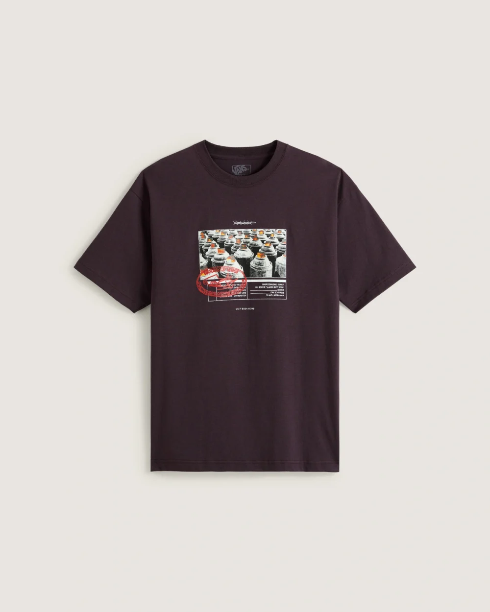 VANS - טי שירט Style Tips – V00PCXEMS – dark-port – 1