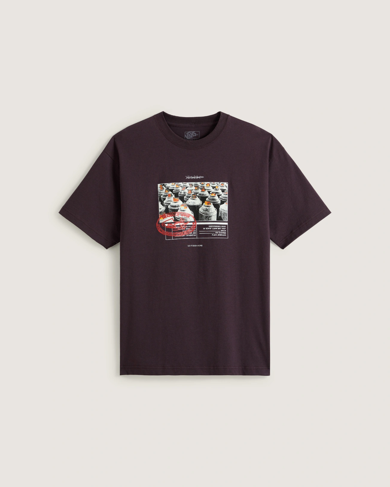 VANS - טי שירט Style Tips – V00PCXEMS – dark-port – 1