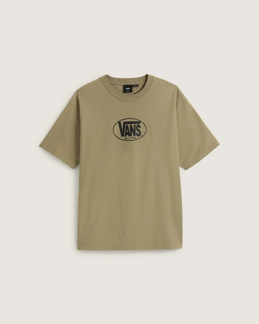 VANS - טי שירט Original Standards Oval One – V00PFGF0D – bay-leaf-black – 1