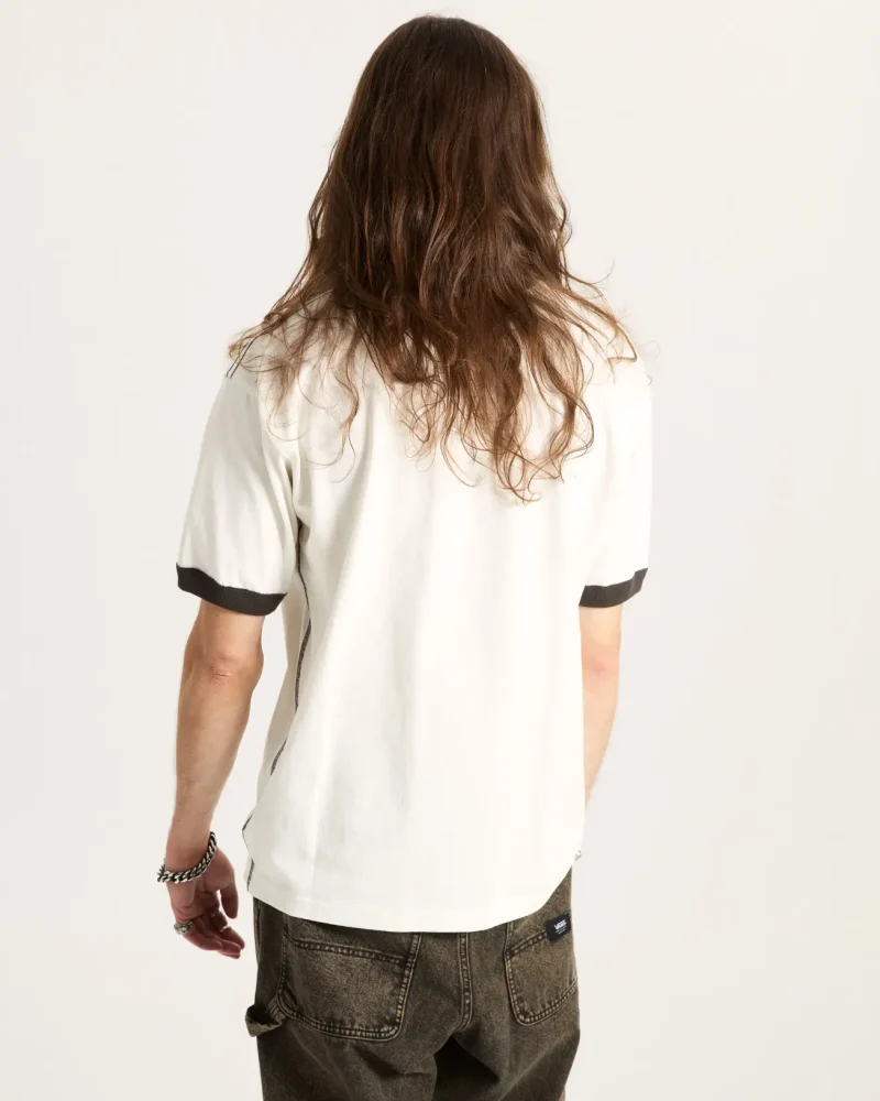 VANS - טי שירט Skate Mike G Snake – V00PNEFS8 – marshmallow – 1