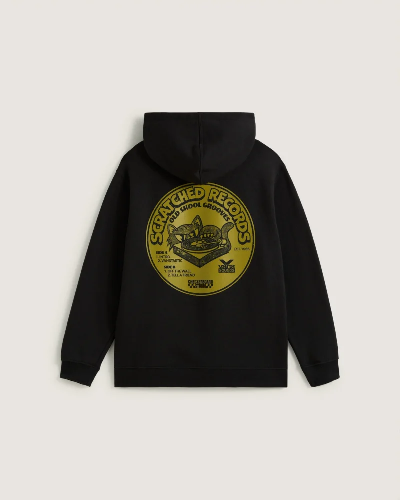 VANS - קפוצ'ון נוער Scratched Records – V00PXDBLK – black – 1