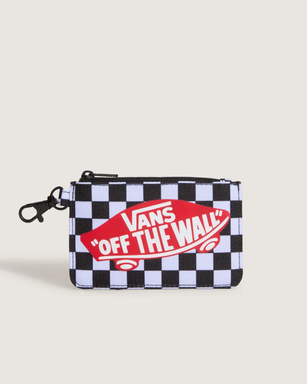 VANS - ארנק Off The Wall Zip – V00Q9WY28 – black-white – 1
