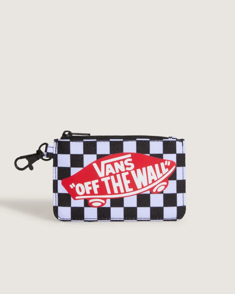 VANS - ארנק Off The Wall Zip – V00Q9WY28 – black-white – 1
