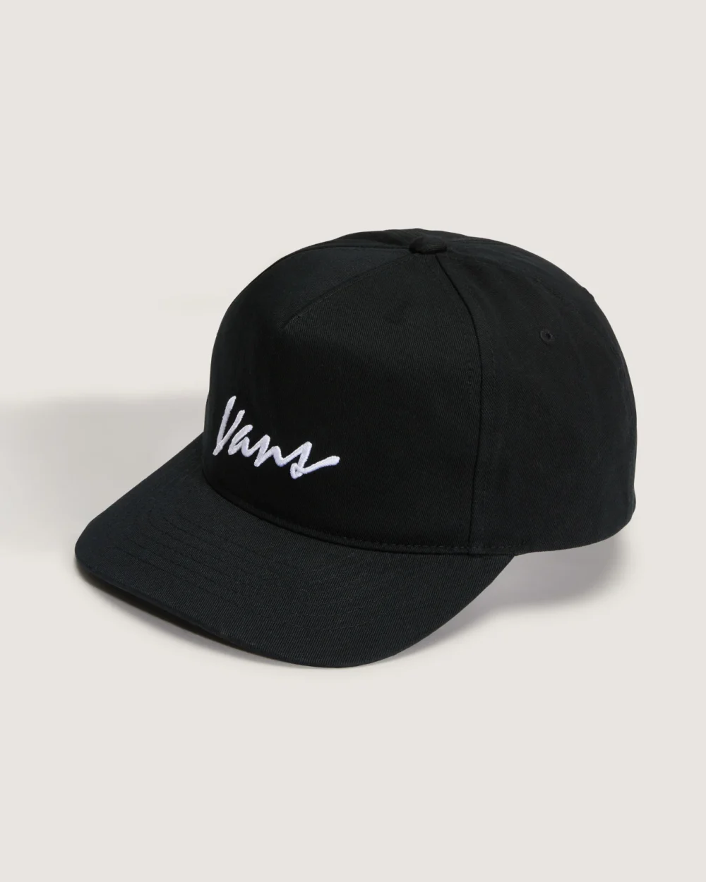 VANS - כובע Classic Script Snapback – V00QAGBLK – black – 1