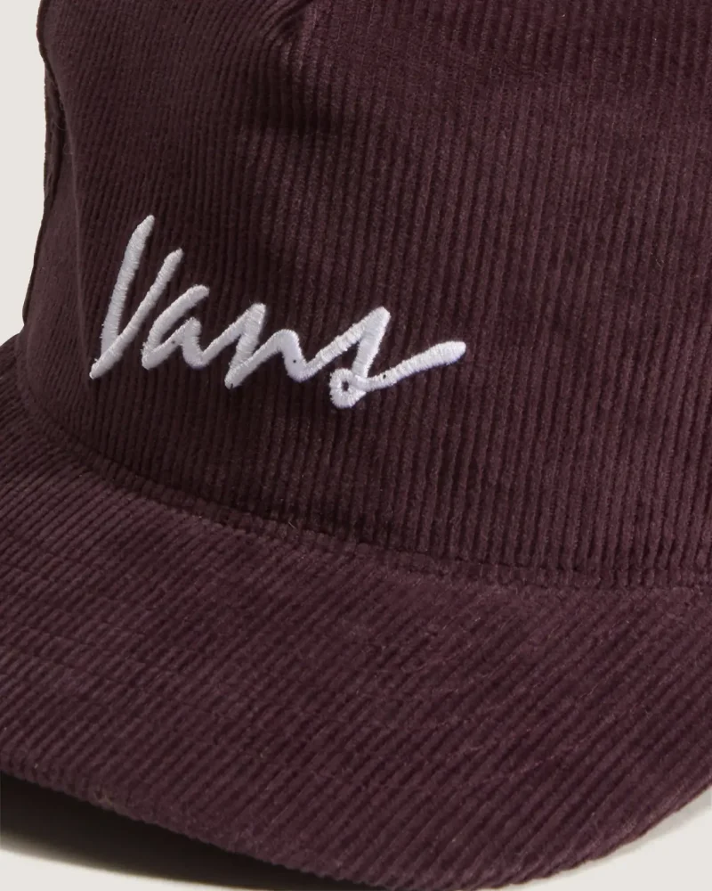 VANS - כובע Classic Script Snapback – V00QAGEMS – dark-port – 2