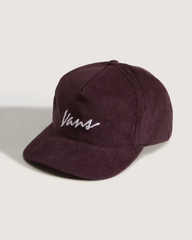 VANS - כובע Classic Script Snapback – V00QAGEMS – dark-port – 1