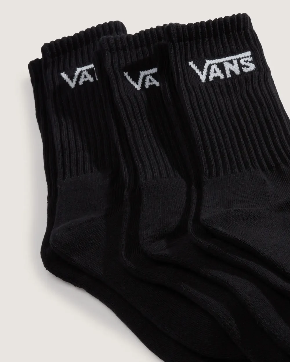VANS - מארז 3 גרביים Classic Crew – V00QBVBLK – black – 2
