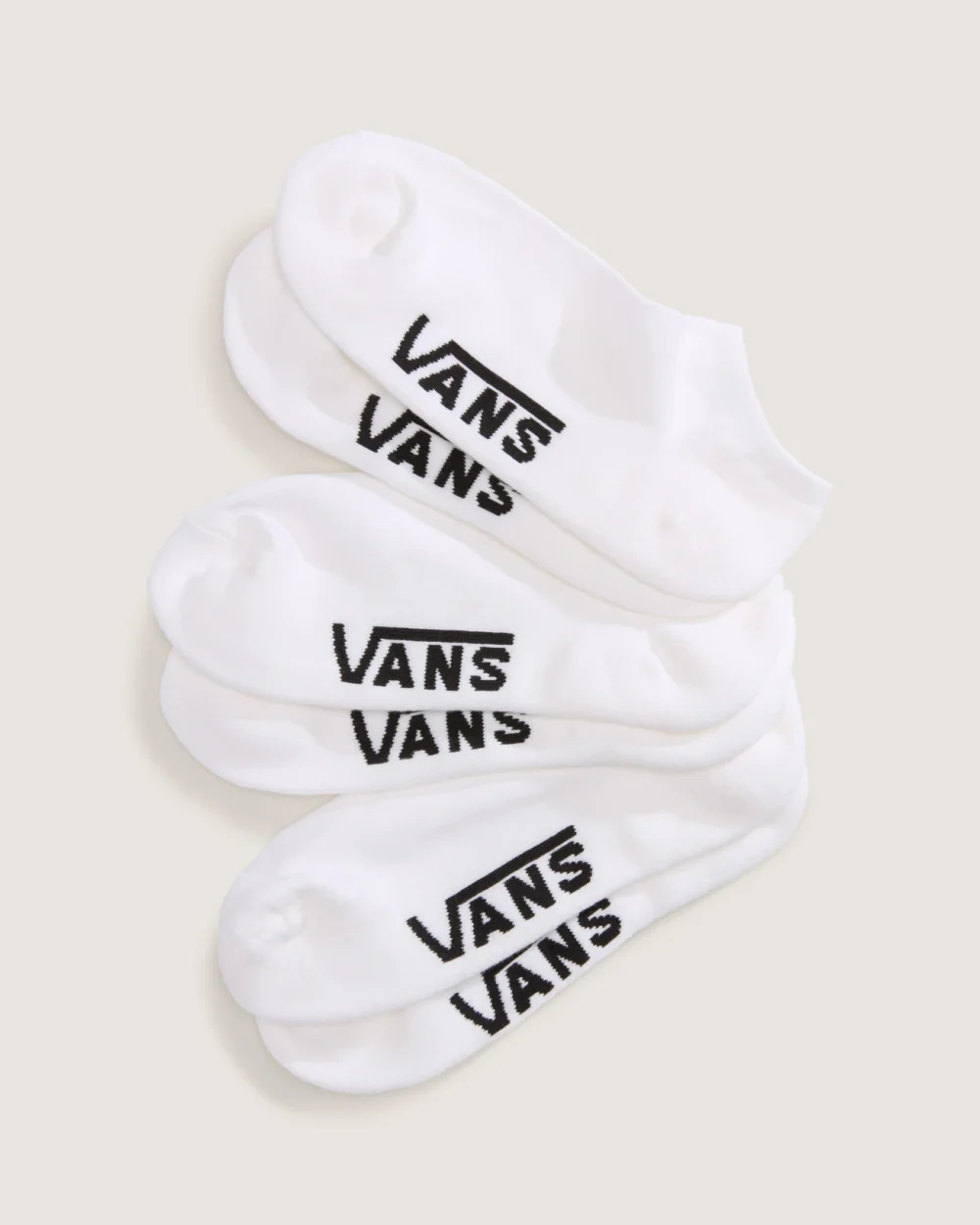 VANS - מארז 3 גרביים Classic Kick – V00QBYWHT – white – 1