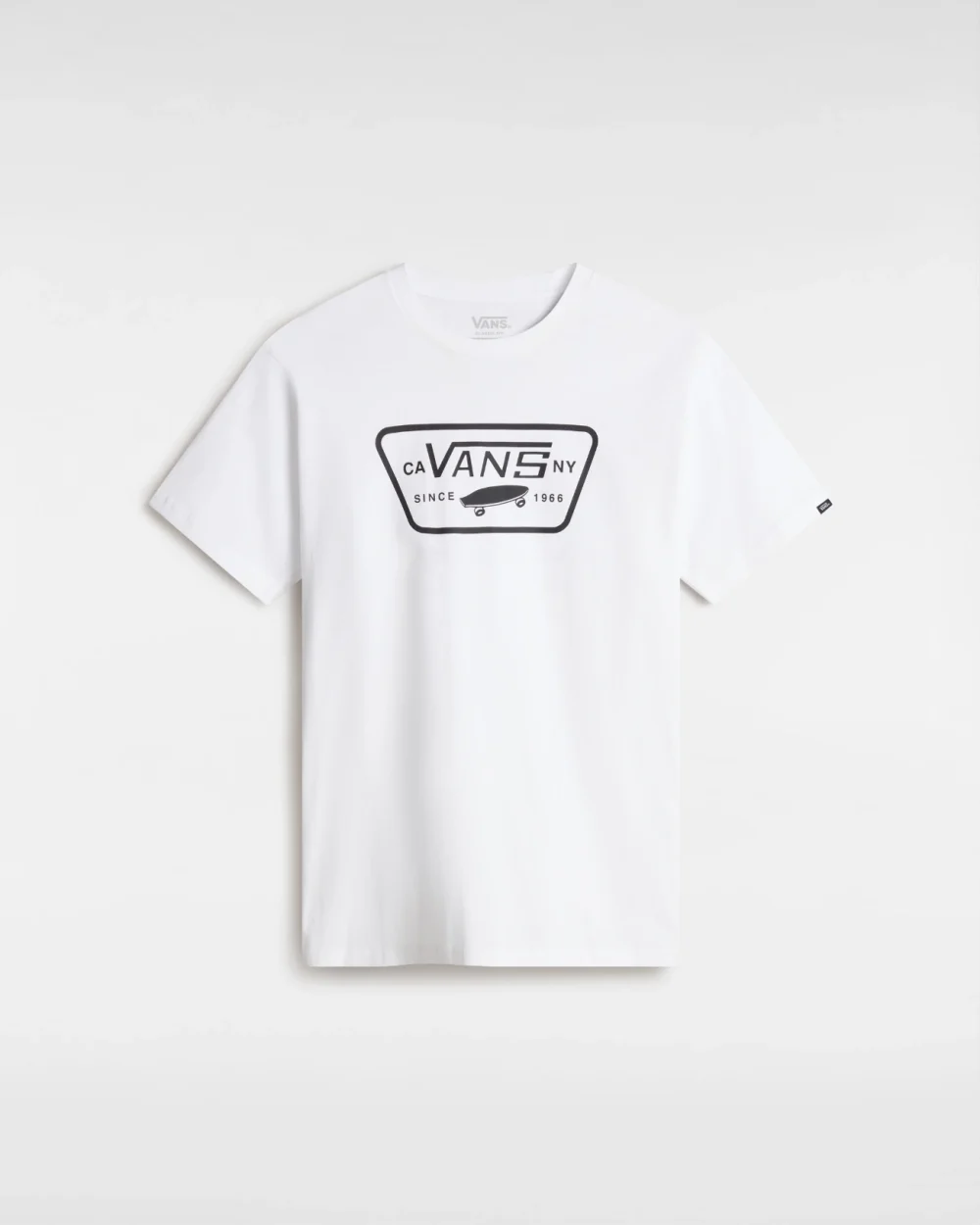 VANS - טי שירט Full Patch – V00QN8YB2 – white-black – 4