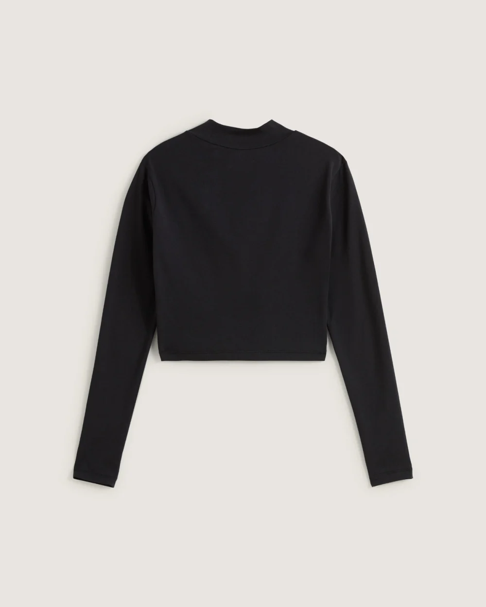 VANS - טי שירט ארוכה Script Mini Mock – V00R74BLK – black – 1