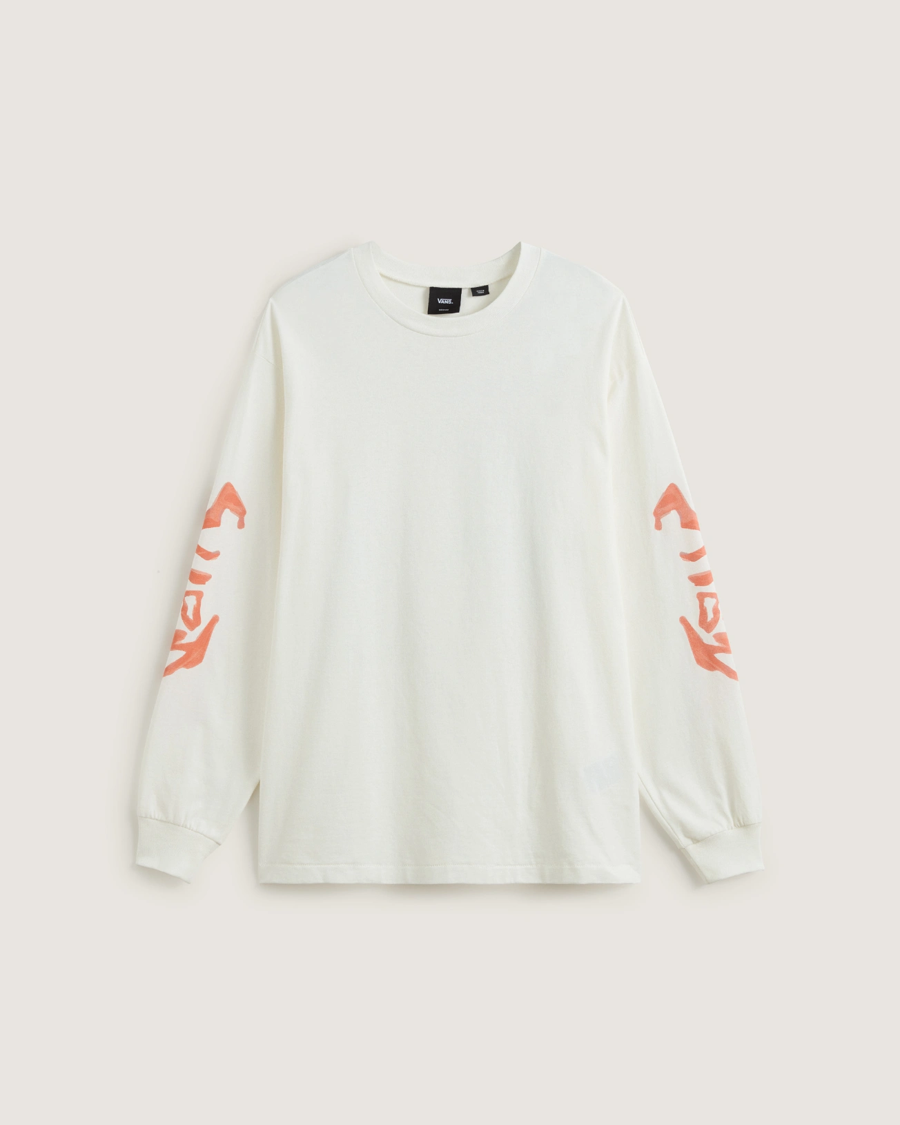 VANS - טי שירט ארוכה Raw Instinct – V00R96FS8 – marshmallow – 1