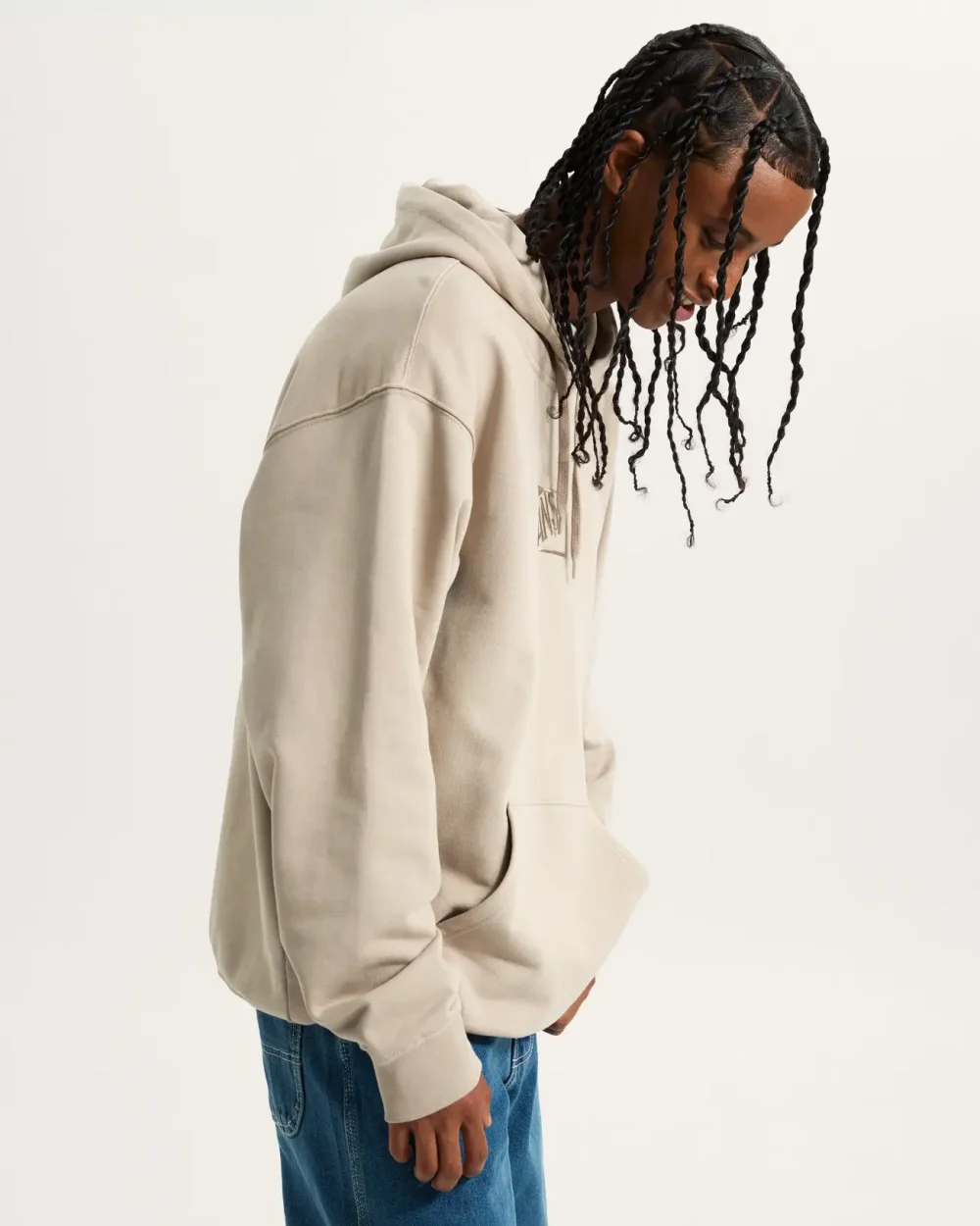 VANS - קפוצ'ון Blocked Box – V00RAR7D6 – mushroom – 2