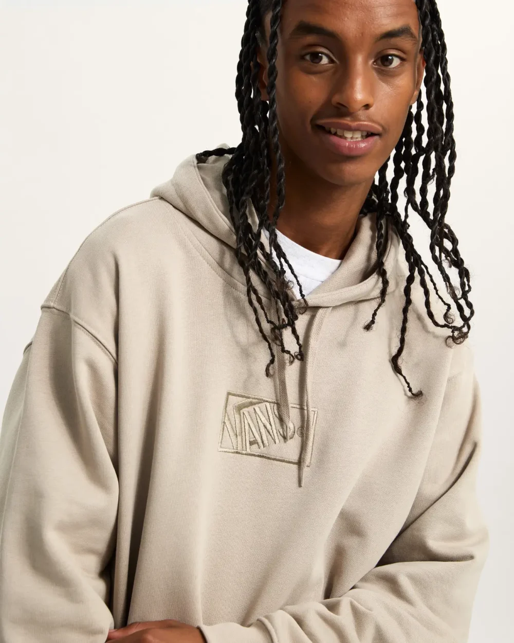 VANS - קפוצ'ון Blocked Box – V00RAR7D6 – mushroom – 3