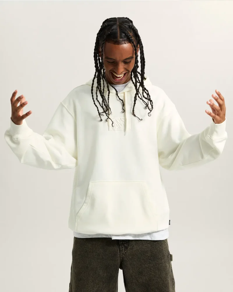 VANS - קפוצ'ון Blocked Box – V00RARFS8 – marshmallow – 1