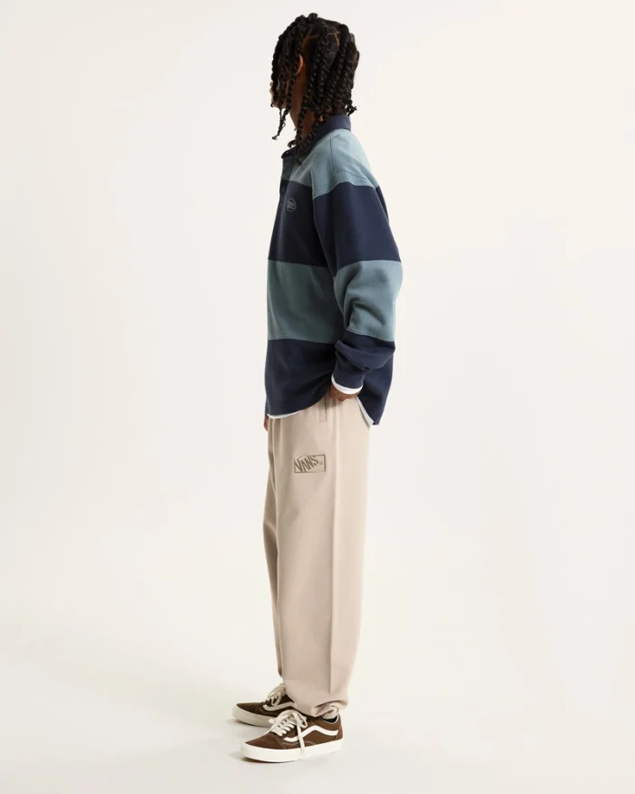 VANS - טרנינג Blocked Box Loose – V00RAX7D6 – mushroom – 4