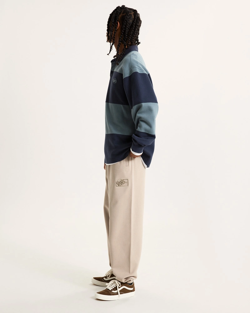 VANS - טרנינג Blocked Box Loose – V00RAX7D6 – mushroom – 4